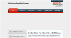 Desktop Screenshot of fieldstownroadselfstorage.com